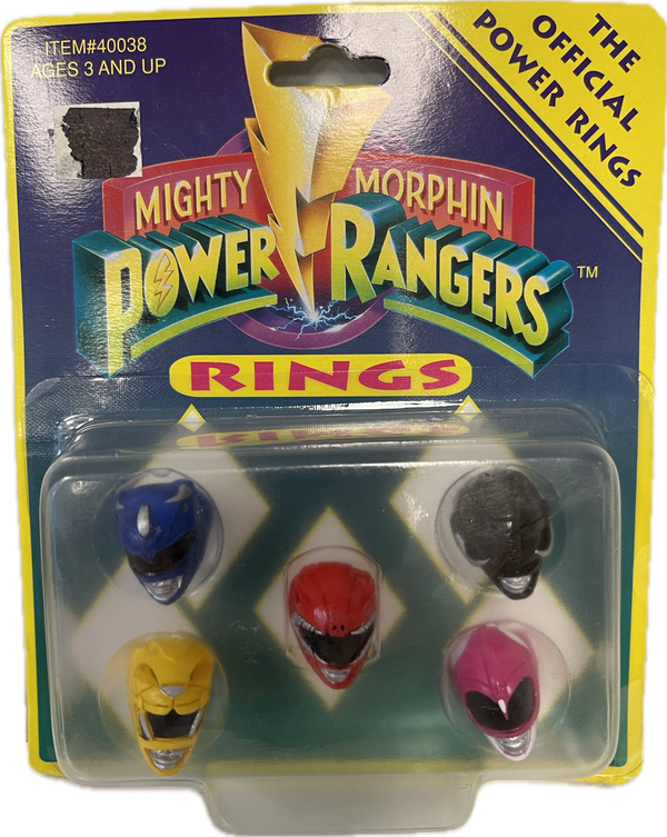 Mighty Morphin Power Ranger Rings – Big Ben's Comix Oasis