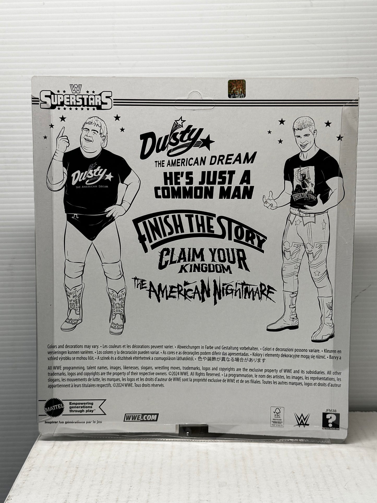 WWE Superstars Dusty Rhodes & Cody Rhodes 2 Pack Unpunched