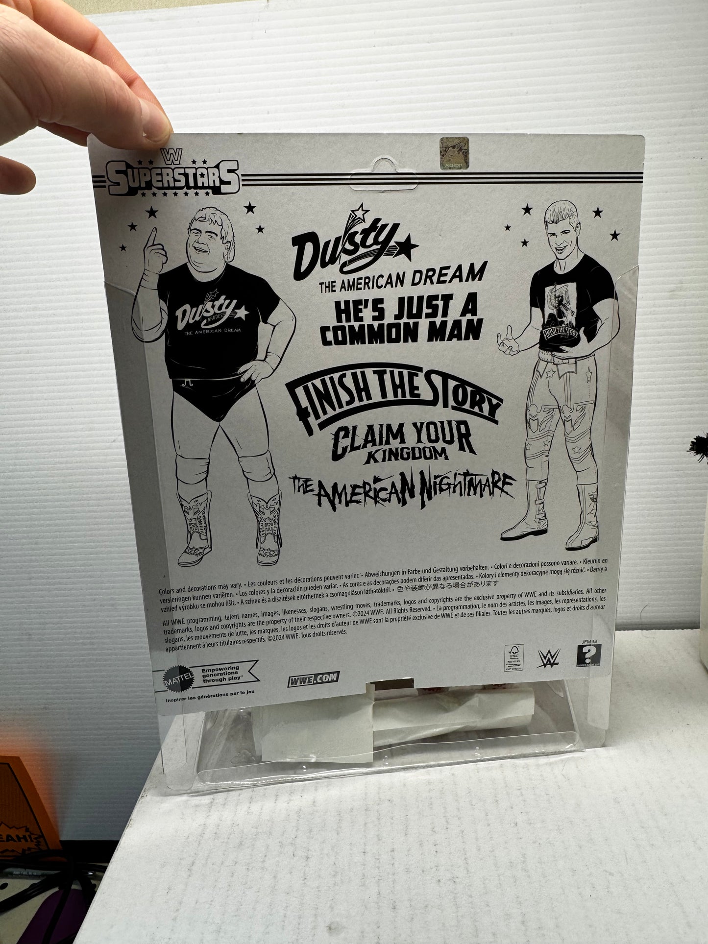 WWE Superstars Dusty Rhodes & Cody Rhodes 2 Pack Unpunched