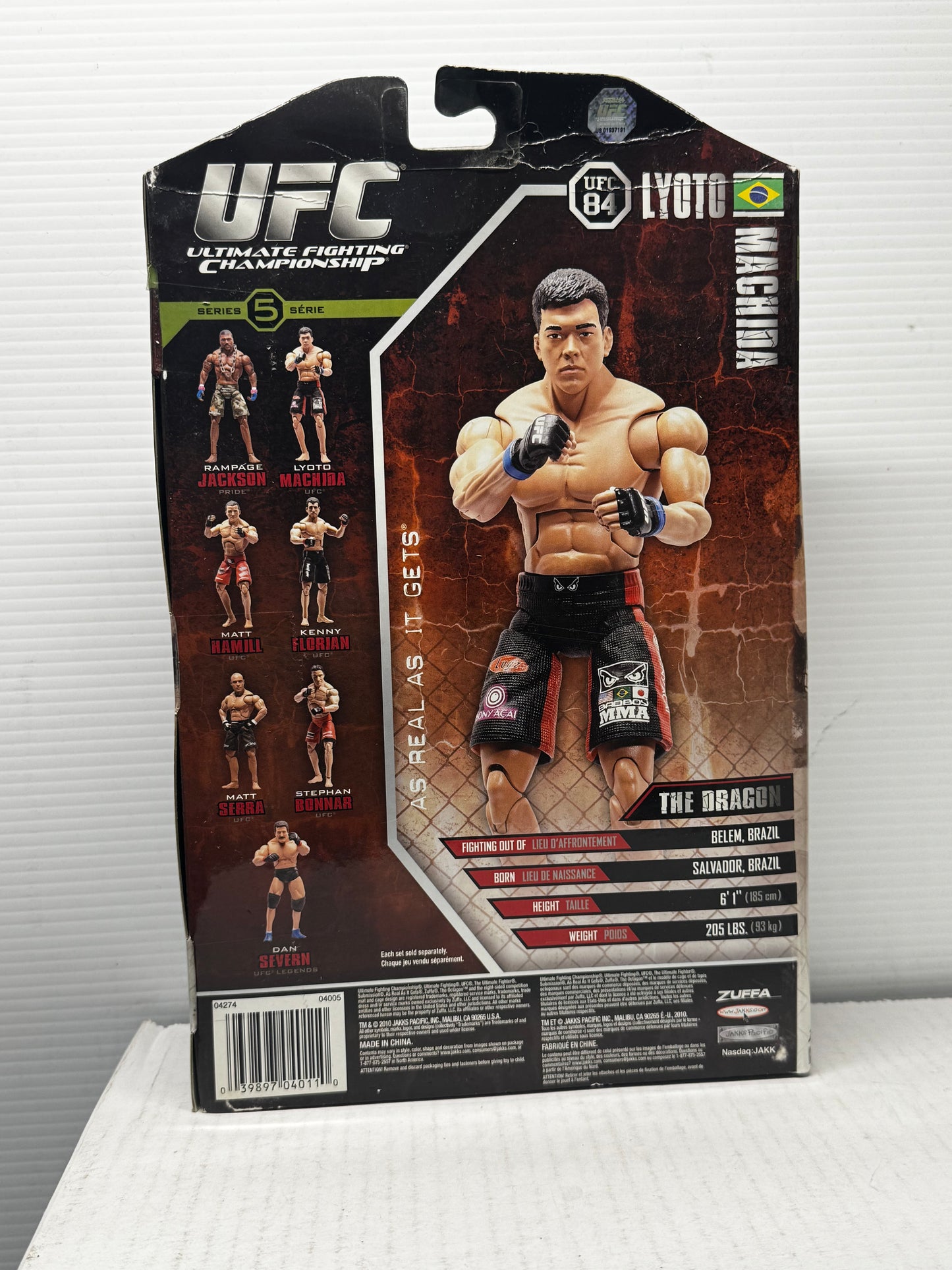 Lyoto Machida UFC Action Figure Zuffa Jakks Pacific