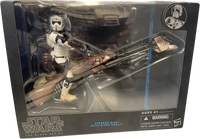 Star Wars Black Series Speeder Bike with Biker Scout