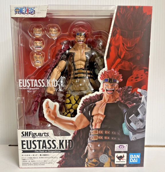 Bandai S.H.Figuarts One Piece Eustass Kid The Raid on Onigashima NIB