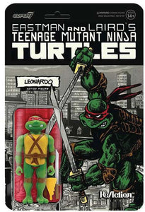 TMNT Teenage Mutant Ninja Turtles Leonardo Mirage Variant ReAction Figure SDCC 2021