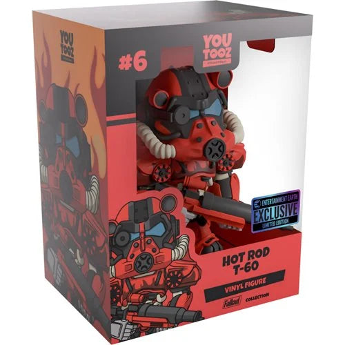 Fallout Collection T-60 Power Armor Hot Rod Variant Vinyl Figure #6 - Entertainment Earth Exclusive