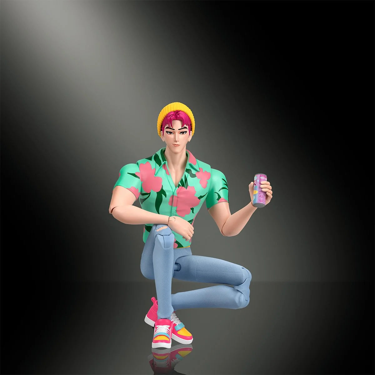 KPop Demon Hunters Saja Boys Abby Soda Pop Action Figure