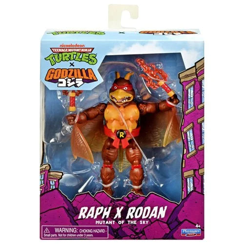 Teenage Mutant Ninja Turtles x Godzilla Wave 1 Action FigureRaphael/Rodan