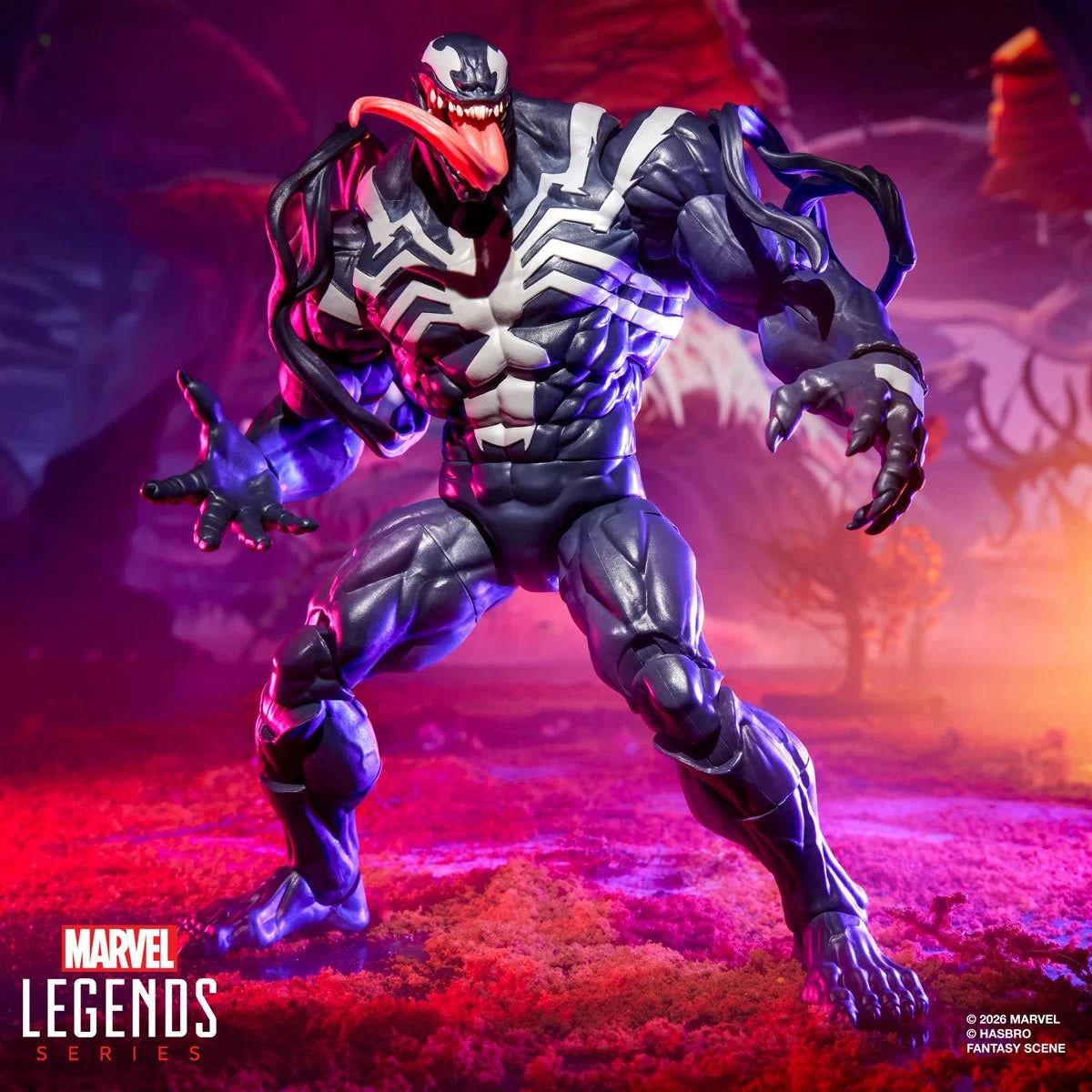 Marvel Legends Series Marvel Rivals Venom & Jeff the Land Shark 6-Inch Action Figures