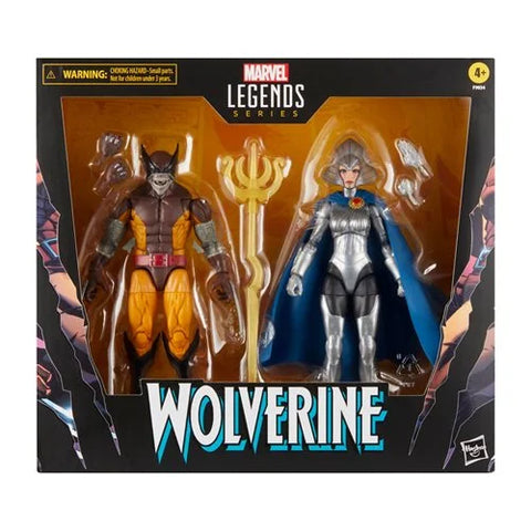 Wolverine 50th Anniversary Marvel Legends Wolverine and Lilandra Neramani 2-Pack