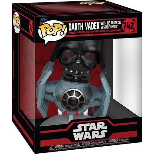 Star Wars Dark Side Vader with TIE Fighter Deluxe Pop! Rides