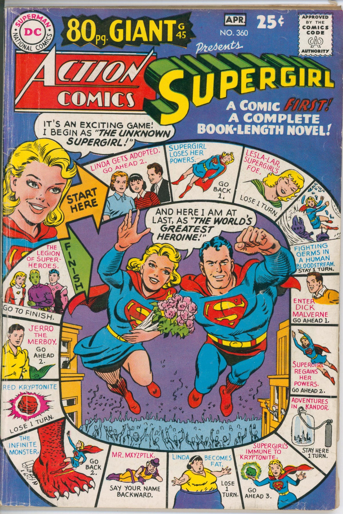 Action Comics #360 actual copy front cover