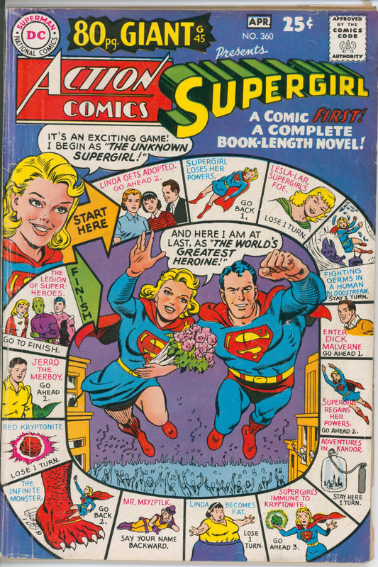 Action Comics #360 actual copy front cover