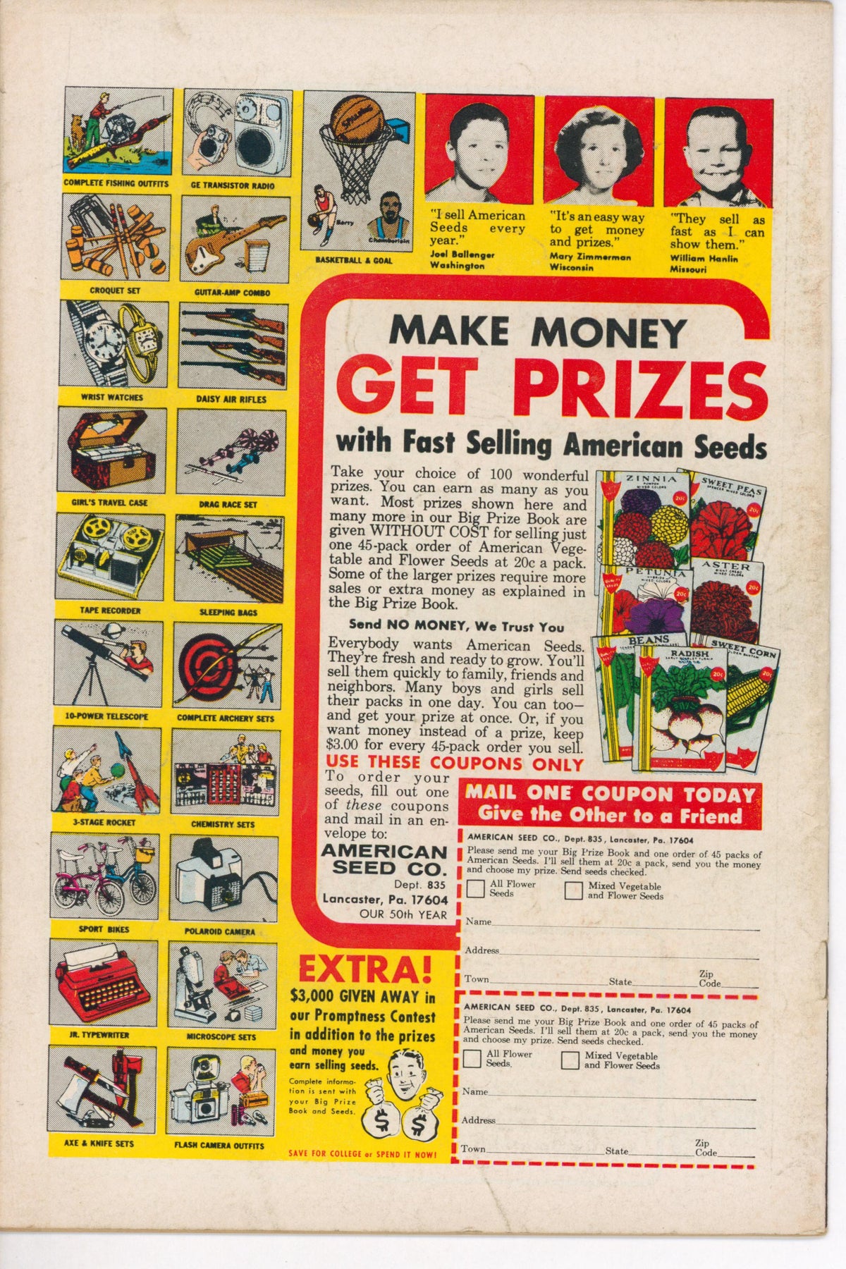 Action Comics #361 (1968) back cover
