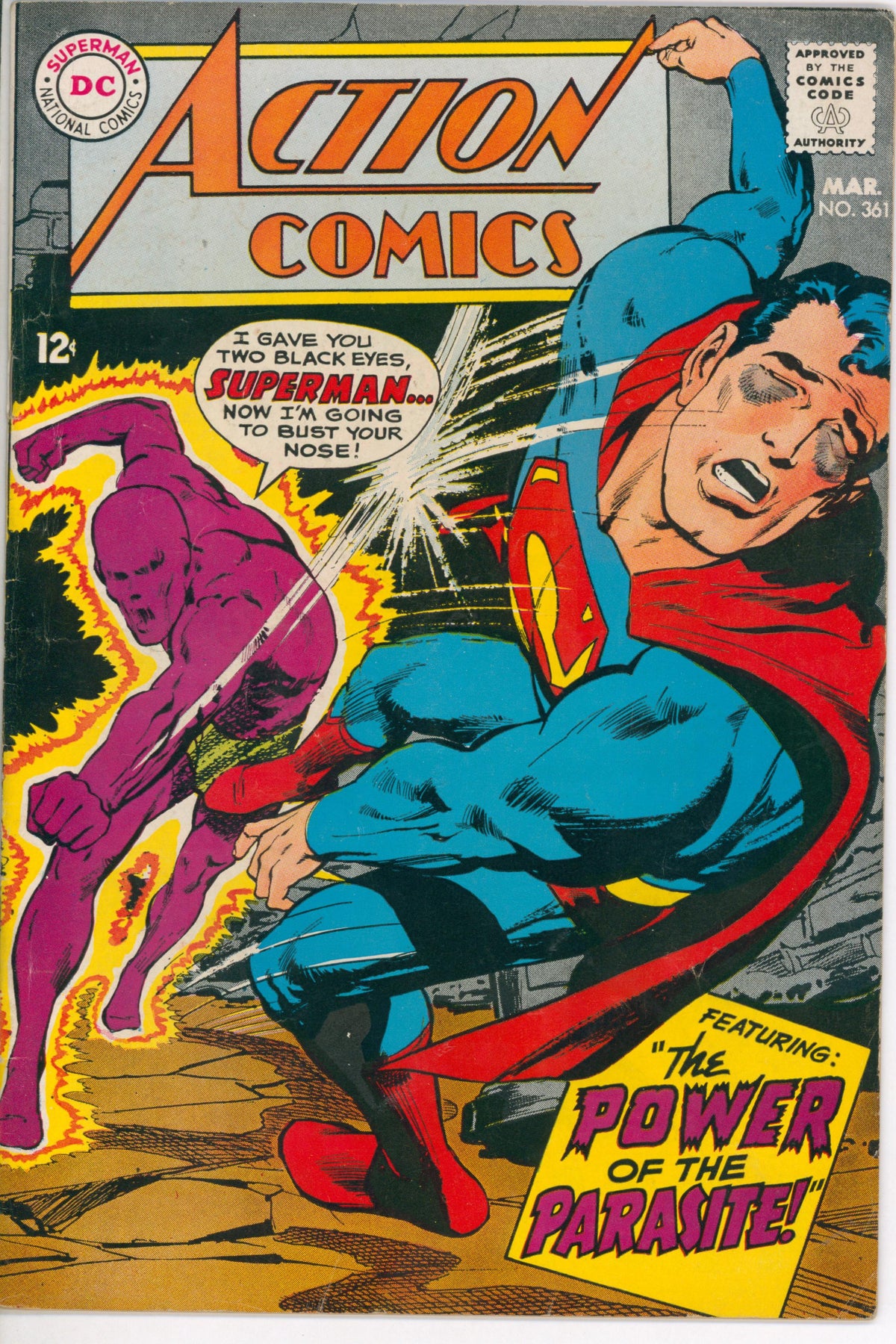 Action Comics #361 (1968) front cover