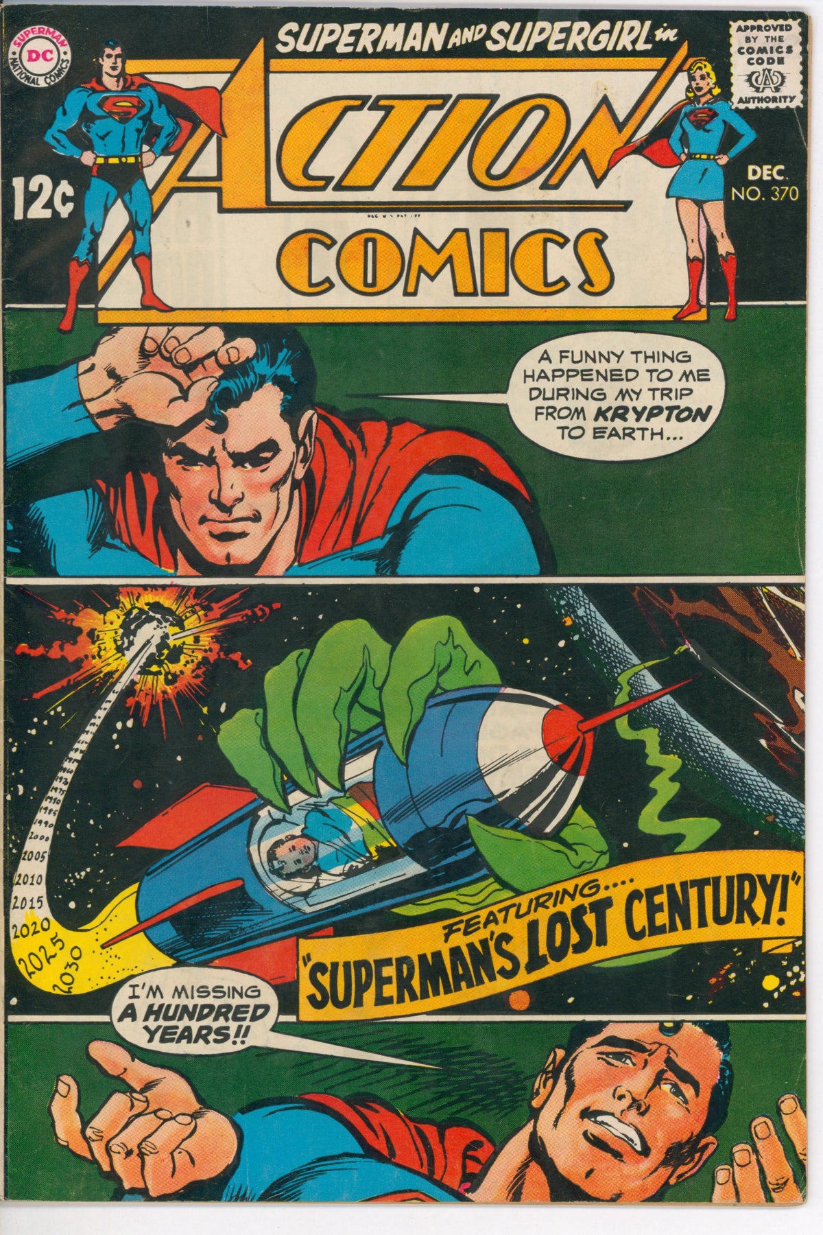Action Comics #370 (1968) front cover