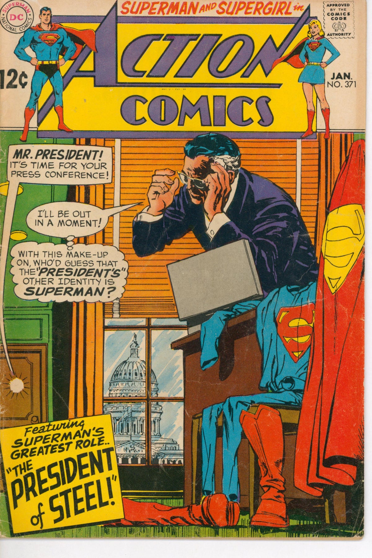 Action Comics #371 (1969) front cover