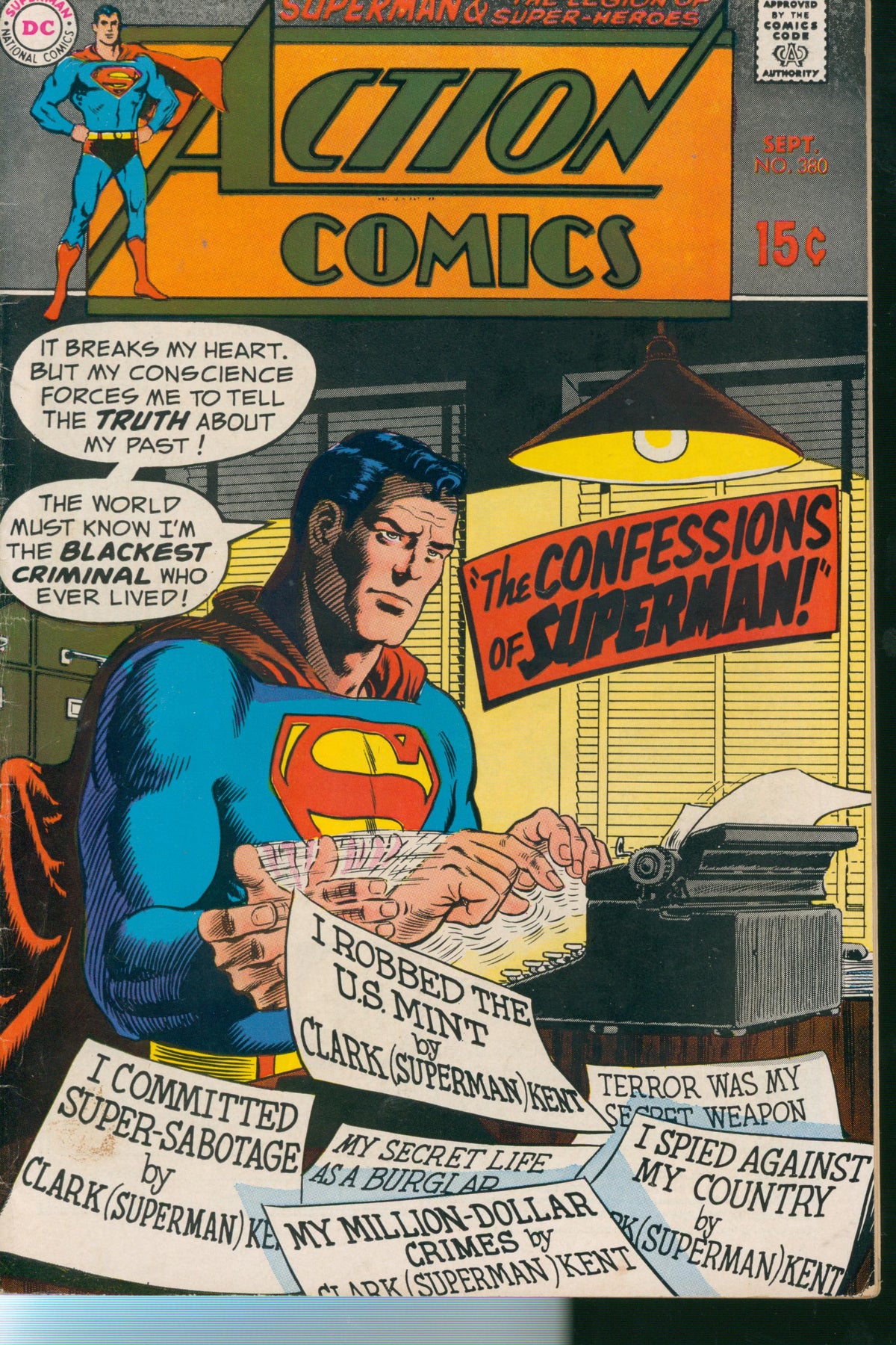 Action Comics #380 (1969) front cover