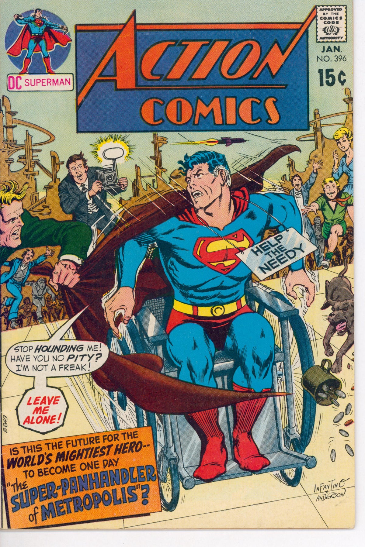 Action Comics #396 (1971) front cover