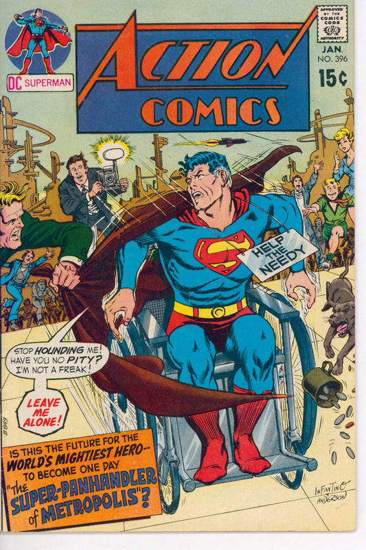 Action Comics #396 (1971) front cover