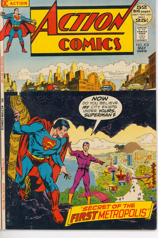 Action Comics #412 (1972) front cover