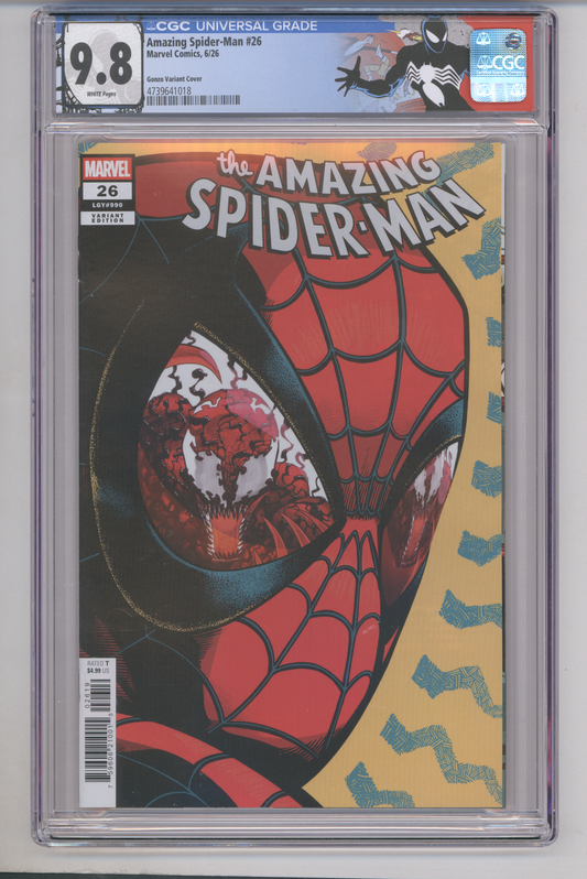Amazing Spider-Man #26 CGC Graded 9.8 Gonzo Variant Cover