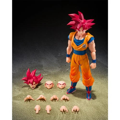 Dragon Ball Super Saiyan God Son Goku God Aura S.H.Figuarts Action Figure