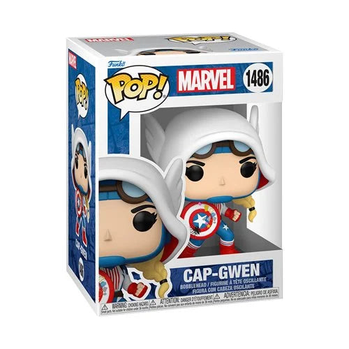 Spider-Gwen: Gwenverse Cap-Gwen Pop! Vinyl Figure