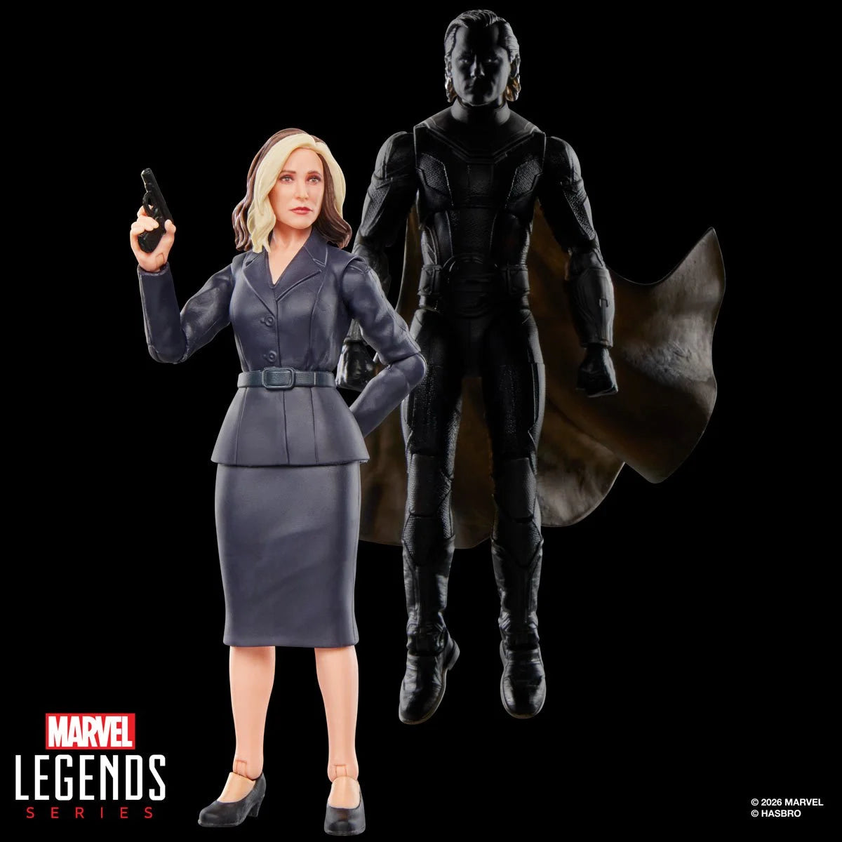 Thunderbolts Marvel Legends Series Valentina Allegra de Fontaine and The Void 6-Inch Action Figures