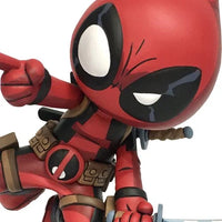 Marvel Animated Style Deadpool Jumping Statue