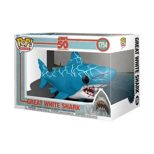 Jaws 50th Great White Shark Super 6-Inch Pop! Vinyl Figure