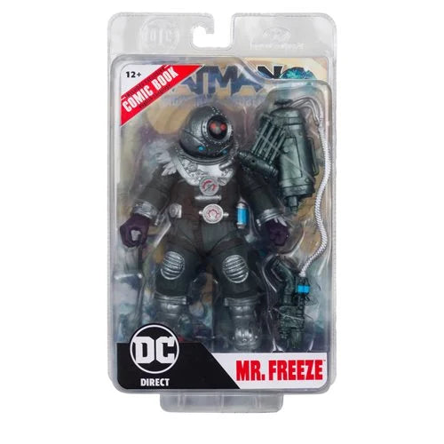 Batman Fighting the Frozen Page Punchers Wave 4 Mr. Freeze 7-Inch Scale Action Figure with Comic Book