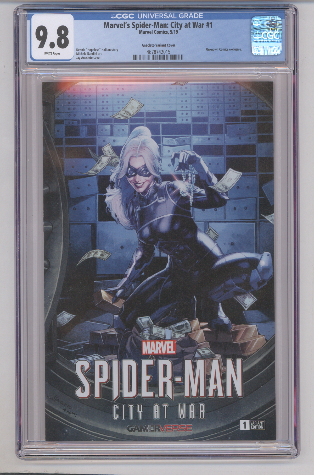 Marvel's Spider-Man: City at War #1 CGC Graded 9.8