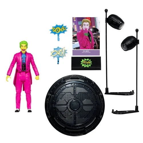 DC Retro The Joker Batman: Classic TV Series Black Light Gold Label 6-Inch Action Figure