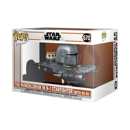 POP Star Wars: The Mandalorian in N-1 Starfighter (with R5-D4) Ride #670