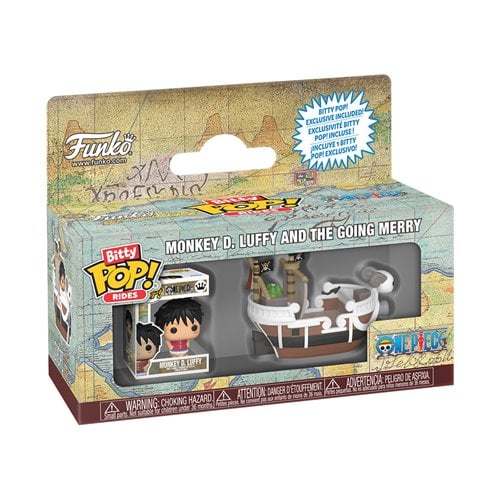 One Piece Monkey D. Luffy with Going Merry Funko Bitty Pop! Ride