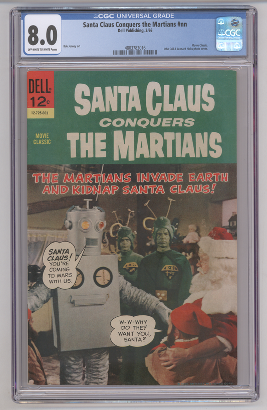 Santa Claus Conquers the Martians CGC Graded 8.0