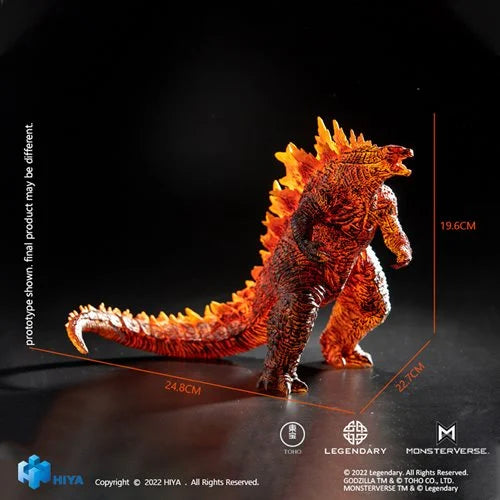 Godzilla King Monsters Stylist Burning Godzilla Statue - PX