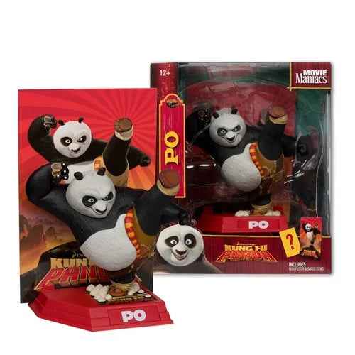 Movie Maniacs NBC W3 Kung Fu Panda Po 6-Inch Posed Figure