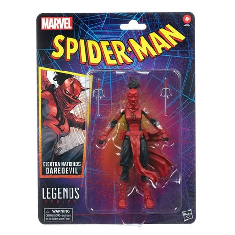 Spider-Man Retro Marvel Legends Elektra Natchios Daredevil