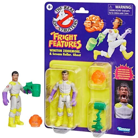 Ghostbusters Fright Features Winston Zeddemore Action Figure
