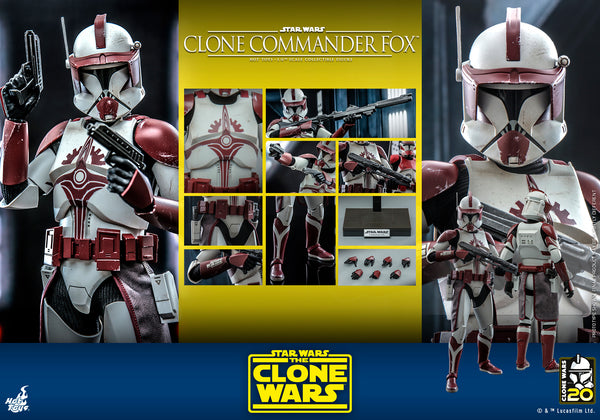 Star Wars the Clone Wars Clone Commander Fox™ Sixth Scale Figure TMS103