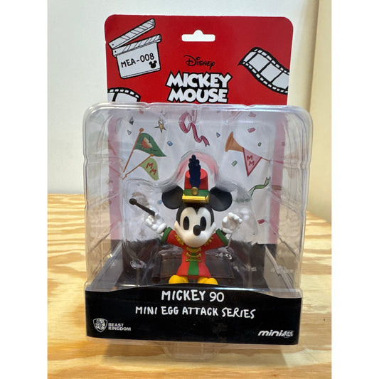 Beast Kingdom MEA-008 Disney Conductor Mickey 90th Anniversary mini statue - front of packaged figure