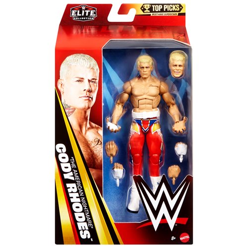 WWE Top Picks Elite Collection Cody Rhodes Spring 2026 Wave 1 Action Figure (Copy)