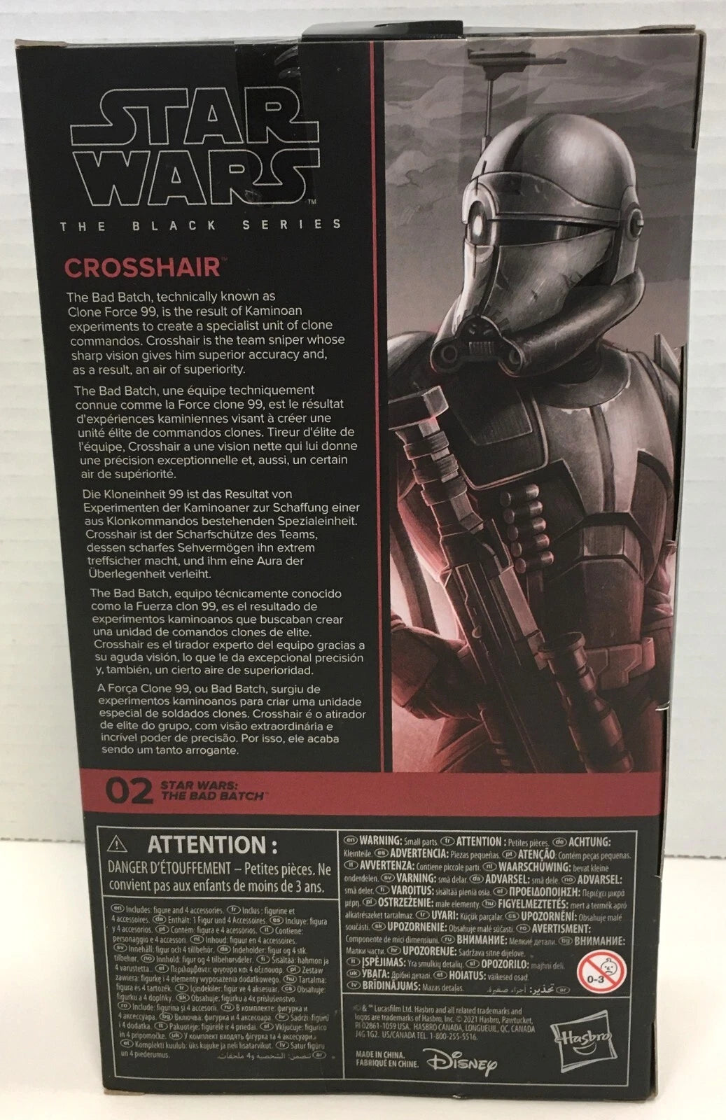 CROSSHAIR #02 Figure NIB- The Black Series - Star Wars: The Bad Batch