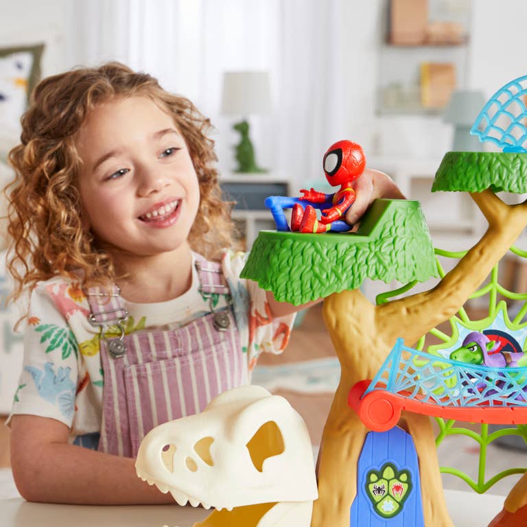 Marvel Spidey and His Amazing Friends Dino-Webs Treehouse