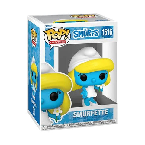 Smurfs Smurfette with Flower Funko Pop! Vinyl Figure #1516