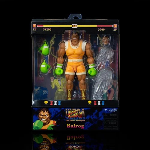 Ultra Street Fighter II Balrog Player 2 Deluxe 6-Inch Scale Action Figure - Entertainment Earth Exclusive