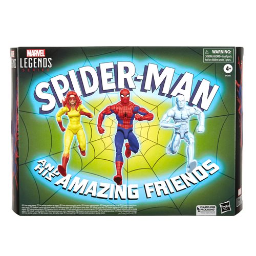 Spider-Man Marvel Legends Spider-Man and His Amazing Friends Multipack
