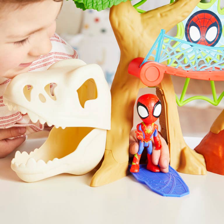 Marvel Spidey and His Amazing Friends Dino-Webs Treehouse