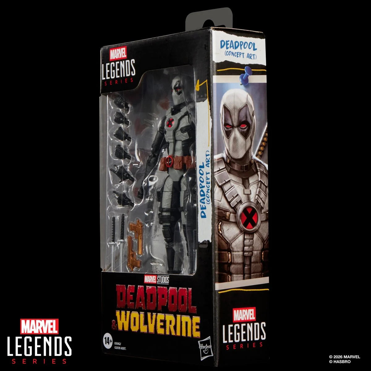 Deadpool & Wolverine Marvel Legends Series Deadpool (Concept Art) 6-Inch Action Figure