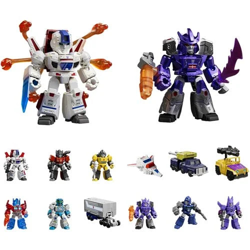 Transformers Defender Version 05 Traitor to Tyranny Blokees Mini Model Kit Display of 12